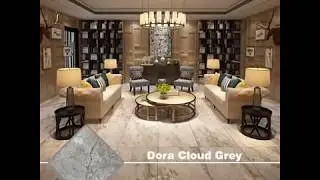 Grey Marble Flooring Tiles for Home Decoration