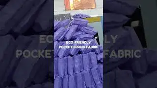 Breathable Pocket Spring Cover Fabric #BeddingIndustry #nonwoven  #SustainableBedding #EcoFabric
