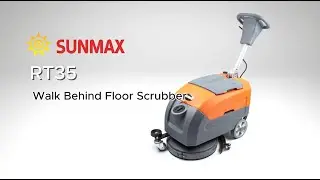 Stop Mopping Forever! Sunmax RT35 Micro Floor Scrubber Demo (The Mop Killer)
