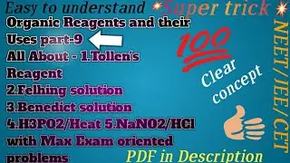 Organic Reagents Part-9 PDF in Description, Tollen's reagent, Fehling solution