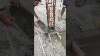 column starter casting #construction #civil #civilengineering