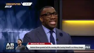 Skip react to Antonio Brown granted bail this morning after turning himself in on felony charge