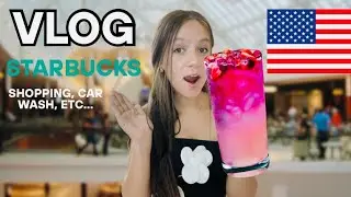 VLOG de um final de semana comigo nos EUA 🇺🇸 | shopping, Starbucks…