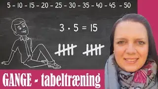 GANGE og tabeltræning - sådan hjælper du dit barn godt på vej