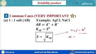 Chemistry  secondary three   Chapter 3  solubility product part 2  2025 2026