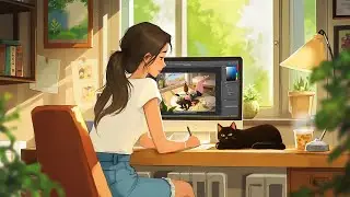 Home Office Lofi ☀️ Chill Lofi Hip Hop Beats for Studying & Working Peacefully