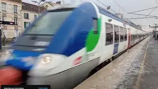 AGC Transilien 553 N Mady et Carmillon Cheick bravo &agrave; vous deux + Sifflets merci beaucoup monsieur 