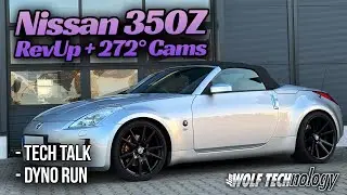 ⚙️ Nissan 350Z RevUp Roadster &ndash; JWT C8R Nockenwellen & Dyno Abstimmung | Problem & L&ouml;sung!