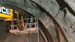 Forepoling grouting by grouting machine/ my pump (Barkhera - Budni 3rd railway line project bhopal)