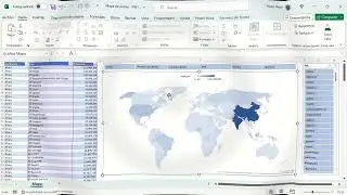 Mapa de países en Excel para Microsoft 365