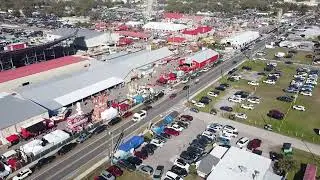 Copy of MORE DRONE SHOTS: Carnival Rides, Fair Rides at Strawberry Festival