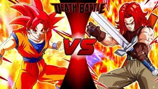 TRUNKS XENO SSJ GOD VS GOKU SSJ GOD/SPRITE BATTLE_Sprite Animation 
