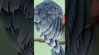 Watercolour bird painting  #chinoiserie #art #watercolorpainting #birdpainting #paintingtutorial