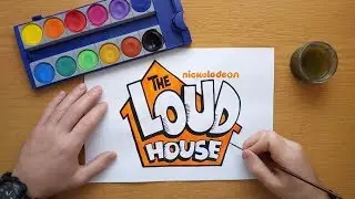 The Loud House logo (Nickelodeon) - painting