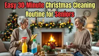 How to Clean Your House in 30 Minutes for Christmas and Holidays (Senior Cleaning Hacks)