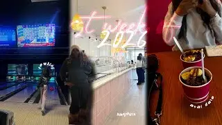 WINTER BREAK VLOG: college edition| bowling, cooking, grocery store runs, bday party| lifeaskennedie