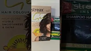 Best hair colour for dry and frizzy hair || Streax Gel Hair Colour in Natural Brown #ytshorts