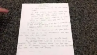 Narrative - backward planning (Sophie) & Self-Assessment