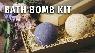 SUPER bath bombs homemade DIY KIT | simple recipe | gift ideas