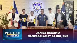Janice Degamo nagpasalamat sa NBI, PNP