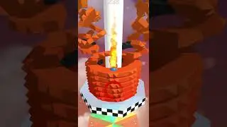 Most satisfying stack ball game ⚡️🎯 #StackBallPro #stackball