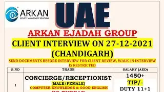 ARKAN EJADAH GROUP JOB UAE M-Ph. 94183-81725, 98161-71358, @foreignemploymentinfo.vaca7070