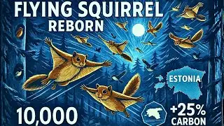 Estonia Brought Back 10,000 Flying Squirrels, The Forest Ecosystem Transformed Completely