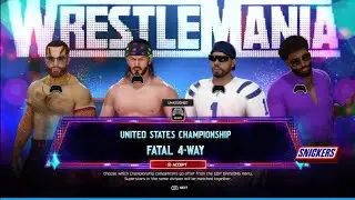 Elman V Ben Porter V Cody Thomas V Chris Gregory for the UWF United States Championship  -FULL MATCH