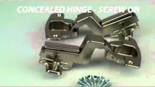 Concealed Hinge Screw On For Thick Doors