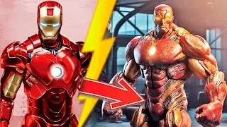 Top 25 Superheroes but Muscles Version 💥 All Characters. Avengers & Justice League. DC & Marvel
