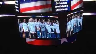 MaST Charter Sings the National Anthem at the 76ers game 2014