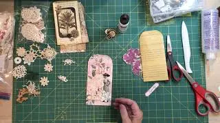 Key Envelope and Stamped Labels for Junk Journals