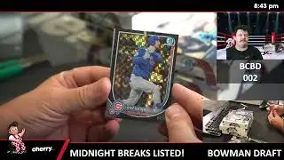 Открытие коробки с 6 бейсбольными мячами Bowman Chrome Breaker's Delight 2025 года - #24HR25002・К...