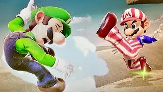Luigi gets destroyed by a level 50 Mario amiibo because I don&rsquo;t even know why