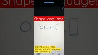Quick Drawing Tip! Shape Language - Character design basics - How to draw!!