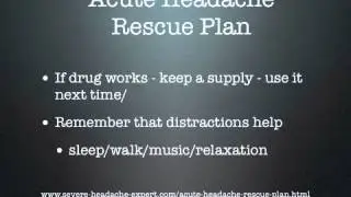 The Acute Headache Rescue Plan - Severe Headache Expert Series 3.2