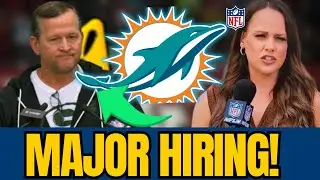 🔥 SURPRISE! NEW MIAMI DOLPHINS COACH UNVEILED! 🏈 LATEST Miami Dolphins NEWS