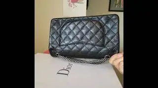 chanel reissue charm deco black calfskin bag Elitefashionus.com