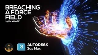 Force Field Breach VFX Tutorial with tyFlow, tySplines & 3Ds Max 2023 by #RedefineFX