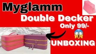 Myglamm Double decker unboxing 🔥 review || only rs 99/- #myglamm #doubledeker