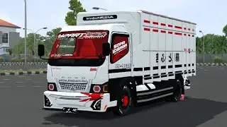 GILA! KIDS PANDA SEKARANG JADI TRUCK CANTER JB5! 😲 MOD BUSSID MBOIS SUSPENSINYA MENTUL PARAH! 