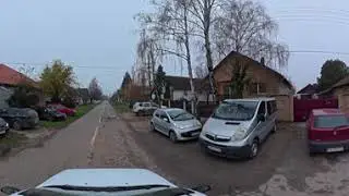 Kosztolányi Dezső utca - Zenta - 360 fokos videó - 4K