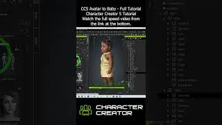 CC5 Avatar to Baby - Full Tutorial | Character Creator 5 Tutorial #cc5 #charactercreator5 #tutorial