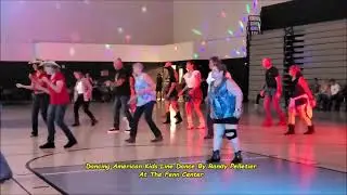 Dancing American Kids Line Dance By Randy Pelletier At The Fenn Center On 2 28 25