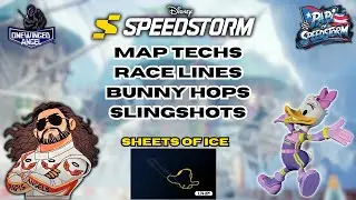 Arendelle V4 Map Techs | Bunny Hops & Slingshot Lines | Disney Speedstorm Pro Racing Guide