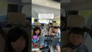 Post road trip car clean out #asmr