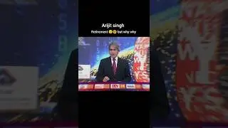 why why Retirement💔 arijit singh sad story #ytshorts #youtube