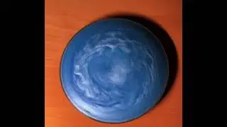 Interesting thing, a kinetic art collabration with rheoscopic fluid - Vortex Dome😮👍