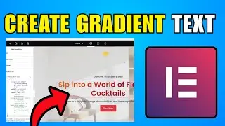 How To Create Gradient Text In Elementor Pro (2026) (Best Method)