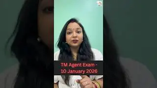 Trademark Agent Exam 2026 to be held on 10 January 2026 #IPR #TrademarkAgent #CGPDTM #LegalAspirants